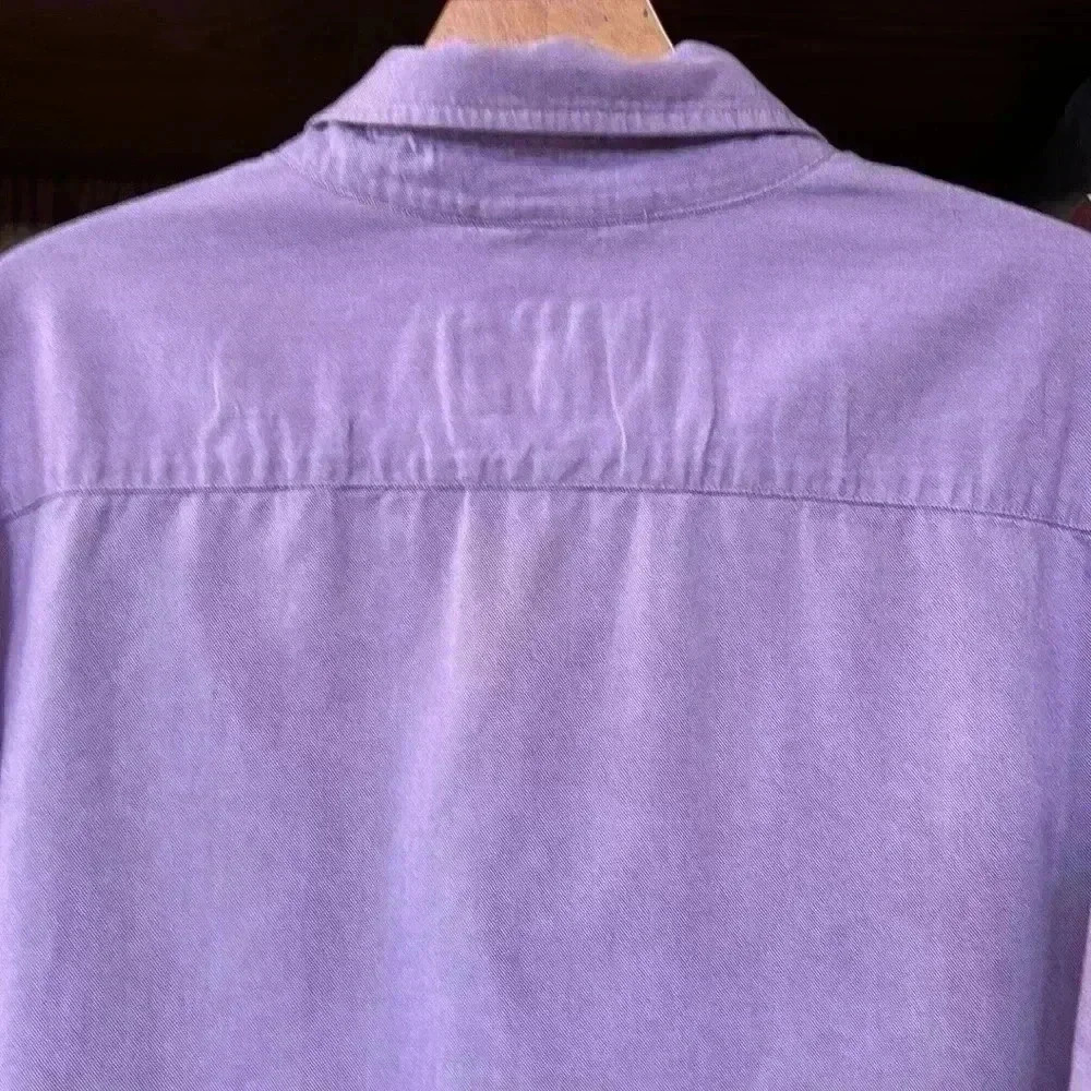 Express Slim Soft Wash Button Down Long Sleeve Sh… - image 5